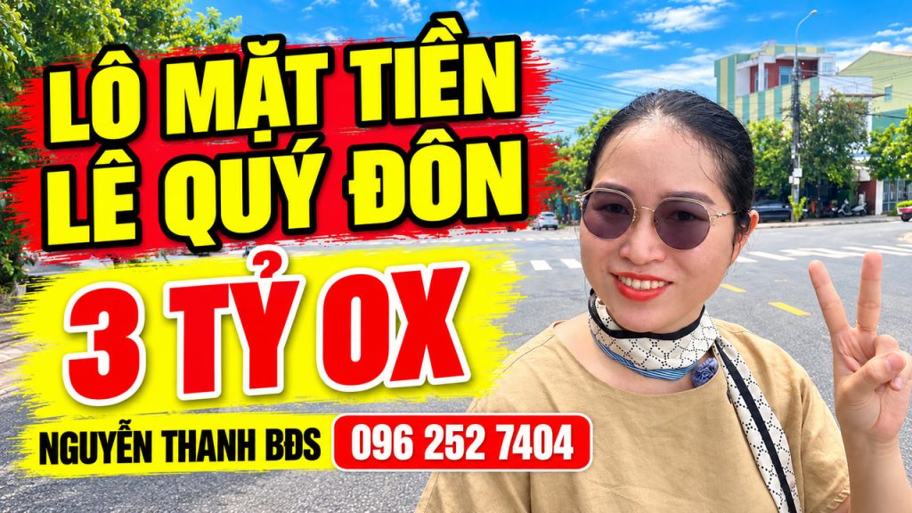 Ảnh bìa lô đất mặt tiền Lê Quý Đôn Tam Kỳ ngang 5,5 m dài 25 m, giá 3 tỷ 0x