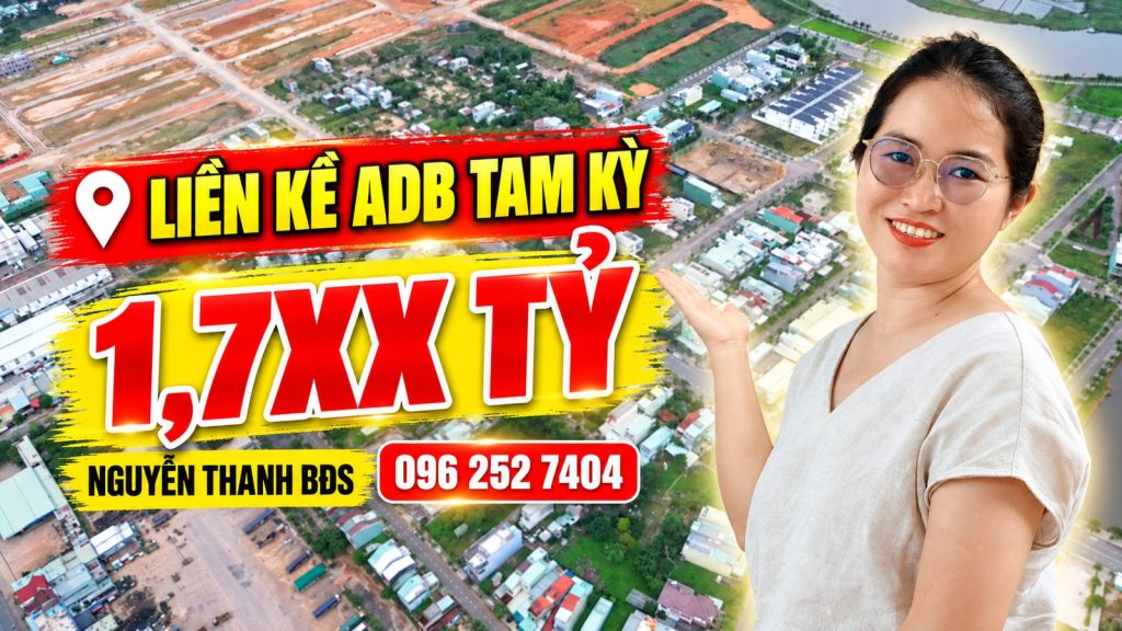 Đất liền kề ADB Tam Kỳ 95m2 giá 1 tỷ 7xx, ảnh bìa lô đất sát khu đô thị Tây Bắc