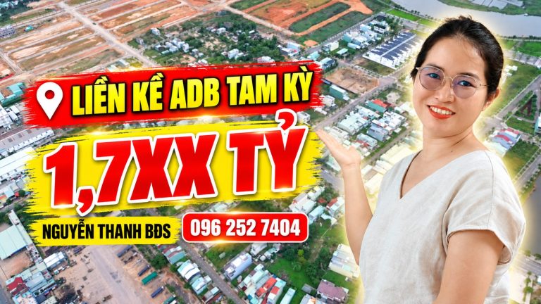 Đất liền kề ADB Tam Kỳ 95m2 giá 1 tỷ 7xx, ảnh bìa lô đất sát khu đô thị Tây Bắc