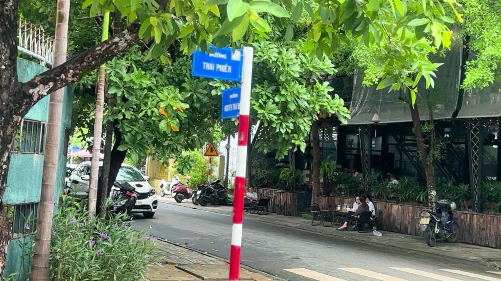 Góc đường Thái Phiên Tam Kỳ sát ngã ba Phan Châu Trinh